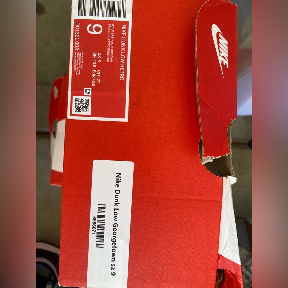 Nike Dunk Low Georgetown size 11 - Picture 3 of 3